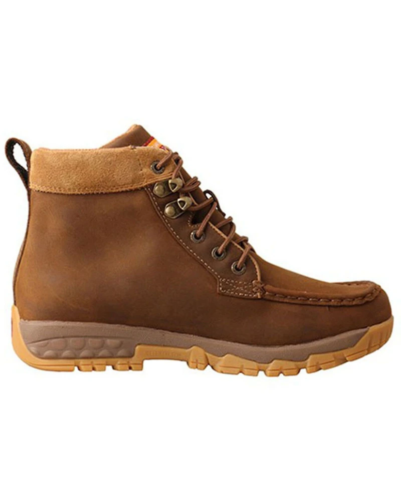 Twisted X Women's Saddle Lace-Up Work Boots - Soft Toe