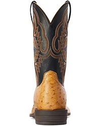 Ariat Men's Dagger Full-Quill Ostrich Exotic Western Boots - Broad Square Toe