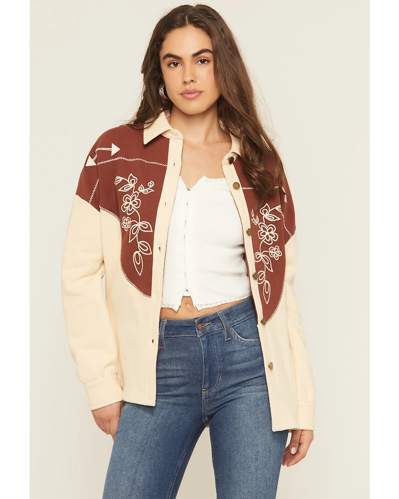 Blue B Women's Western Button-Down Shacket