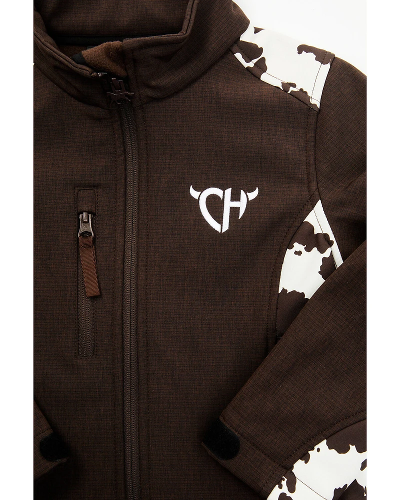Cowgirl Hardware Toddler Girls' Cow Print Jacket