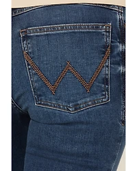 Wrangler Women's Jennifer Dark Wash Mid Rise Willow Ultimate Riding Stretch Bootcut Jeans