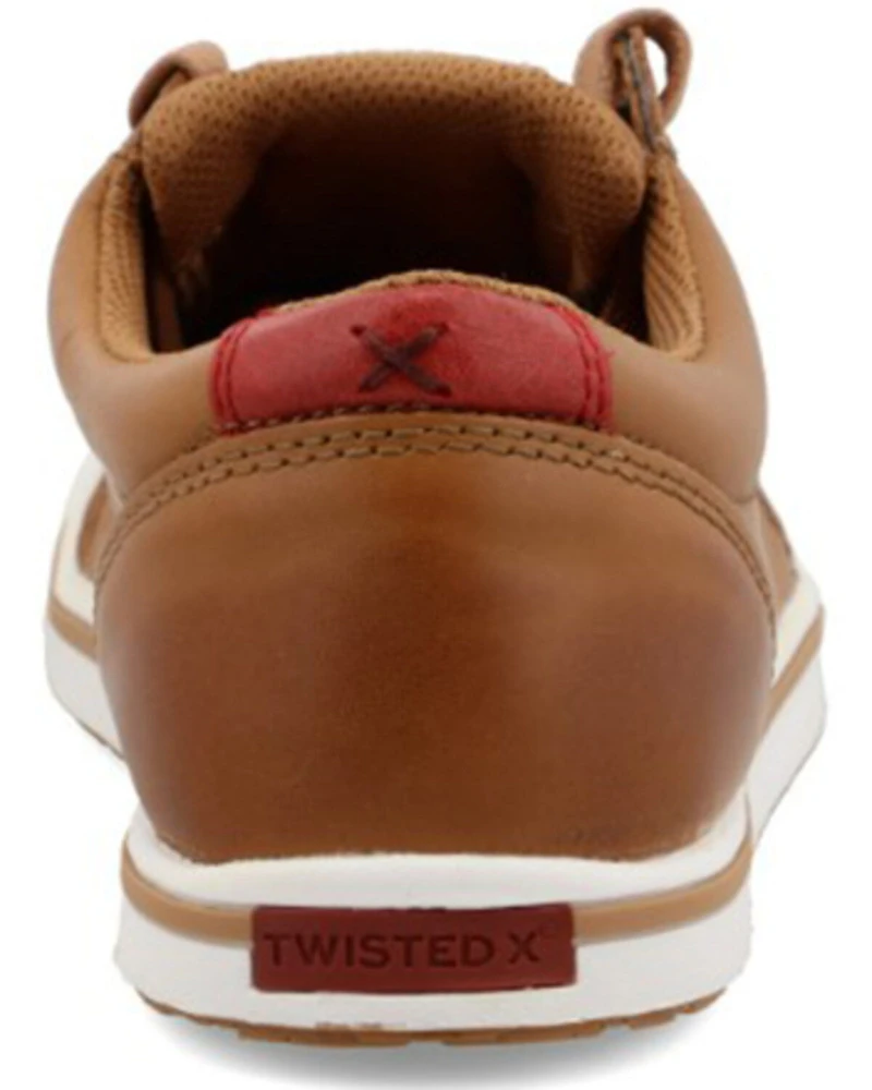 Twisted X Women's Burnished Leather Lace-Up Shoes - Moc Toe