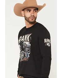 RANK 45® Men's Buckle Up Long Sleeve Graphic T-Shirt