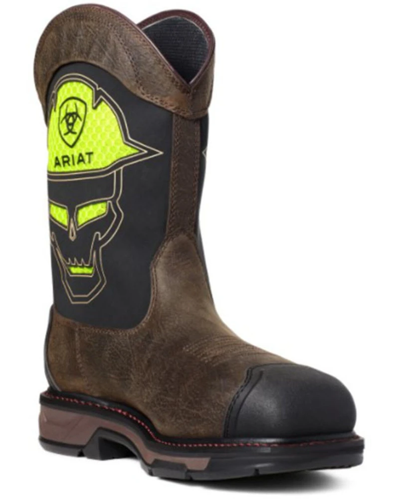 Ariat Men's VentTEK WorkHog® Skull Western Work Boots - Carbon Toe