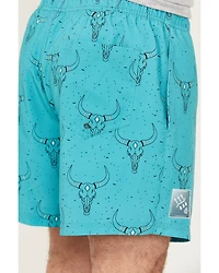 Rock & Roll Denim Men's Caribbean Long Horn Stretch Volley Shorts