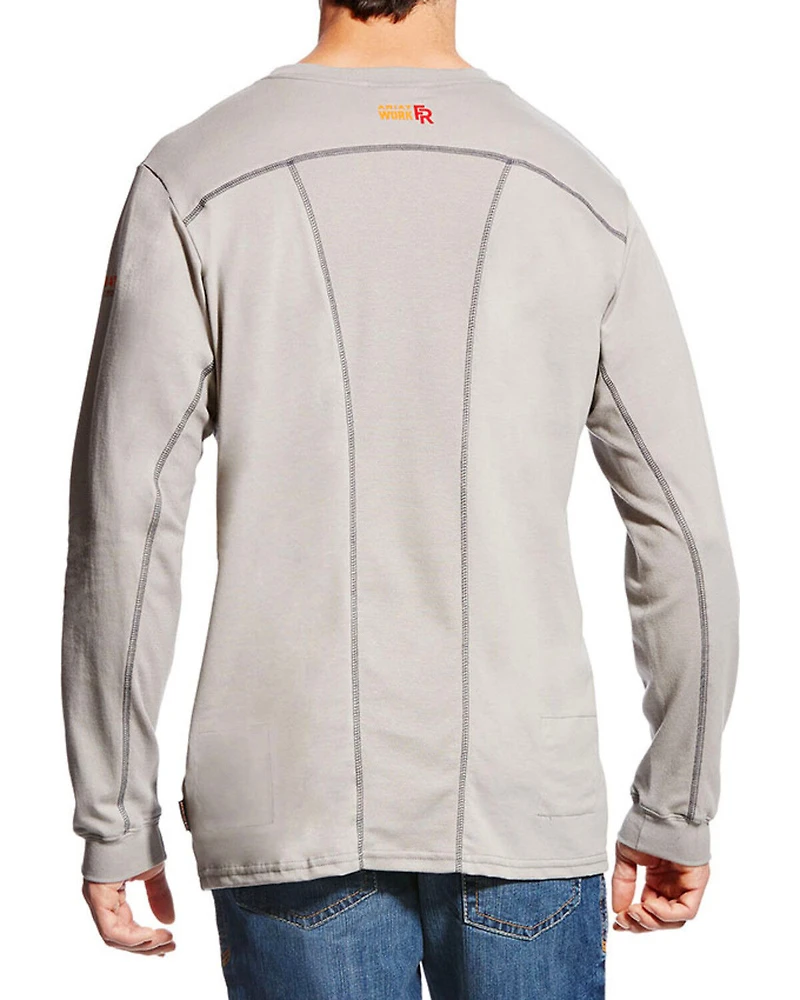 Ariat Men's FR Crew Neck Long Sleeve Shirt - Tall