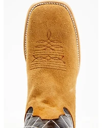 Hondo Boots Men's Roughout Western - Broad Square Toe