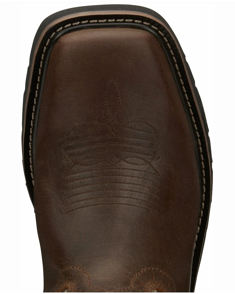 Justin Men's Trekker Waterproof Western Work Boots - Soft Toe