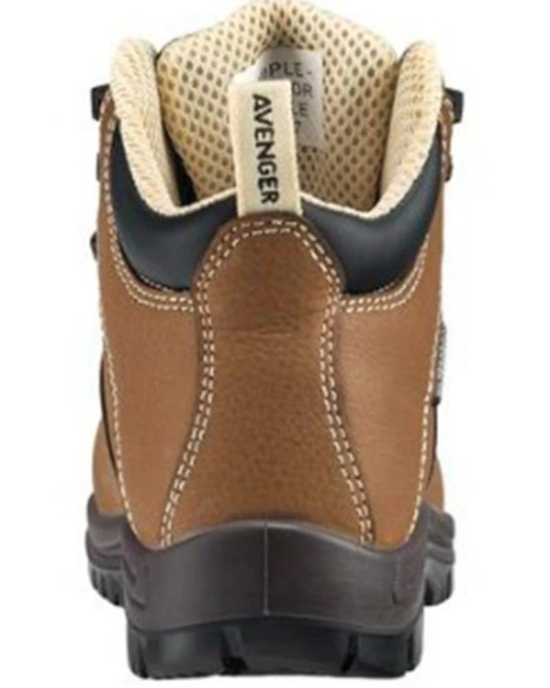 Avenger Women's Breaker Mid 6" Lace-Up Work Boot - Composite Safety Toe