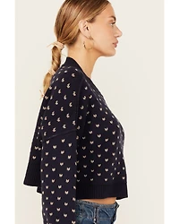 Free People Women's Easy Street Solid Cropped Sweater