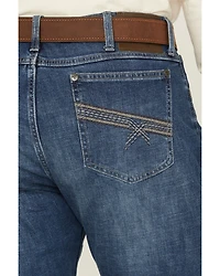 Wrangler 20X Men's Beckner 42 Medium Wash Slim Bootcut Stretch Denim Jeans