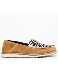Ariat Women's Cheetah Print Cruiser Shoes - Moc Toe