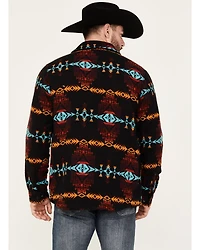 Rock & Roll Denim Men's Southwestern Print Shirt Jacket