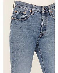 Levi's Premium Women's Medium Wash Must Be Mine 501 Cropped Jeans