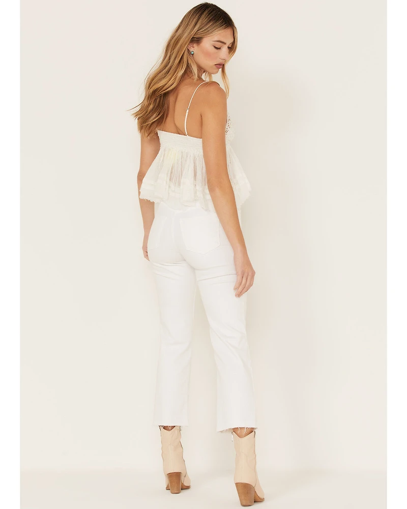 Sneak Peek Women's High Rise Slim Straight Jeans