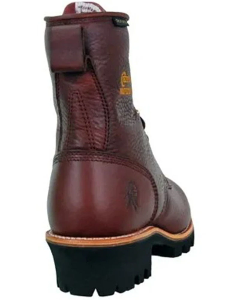 Chippewa Men's Waterproof Insulated 8" Logger Boots - Steel Toe