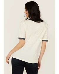 Girl Dangerous Women's Wild West Short Sleeve Ringer Tee