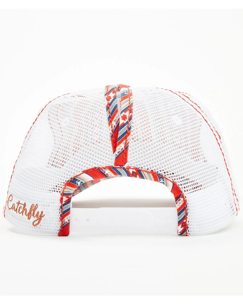 Trenditions Women's Catchfly Southwestern Striped Print Ball Cap