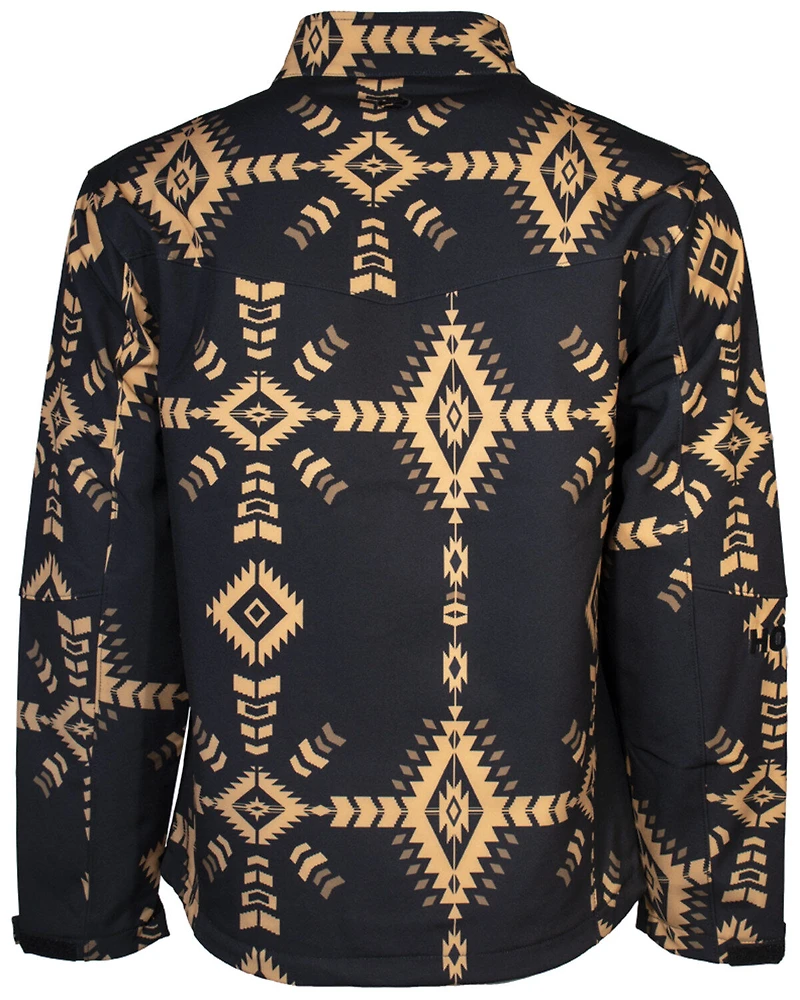 Hooey Men's Southwestern Print Softshell Jacket - Big
