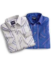 Wrangler Men's Assorted Plaid Short Sleeve Western Shirts