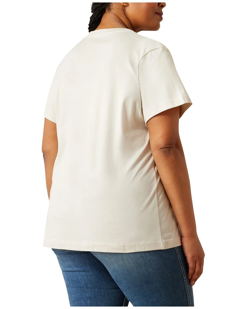 Ariat Women's Rebar Logo Short Sleeve Graphic Work Tee - Plus