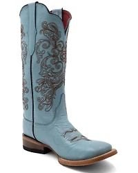 Ferrini Women's Ella Cross Western Boots - Broad Square Toe