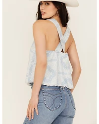 Wrangler Women's Bandana Print Sleeveless Tank Top