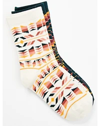 Shyanne Girls' Josie Southwestern Print Socks - 2 Pack