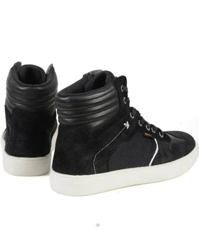 Milwaukee Leather Men's Reinforced Street Riding Waterproof Shoes - Round Toe