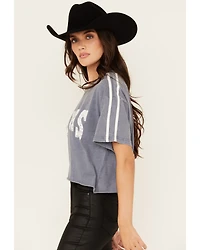 Youth Revolt Women's Dallas Varsity Short Sleeve Graphic Tee