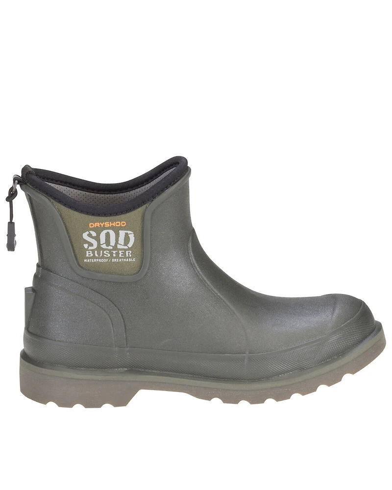 Dryshod Men's Sod Buster Ankle Boots - Round Toe