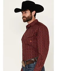 Ariat Men's Patterson Medallion Print Long Sleeve Snap Western Shirt