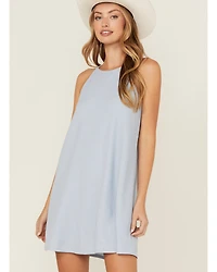 Wild Moss Women's Goddness Solid Mini Dress
