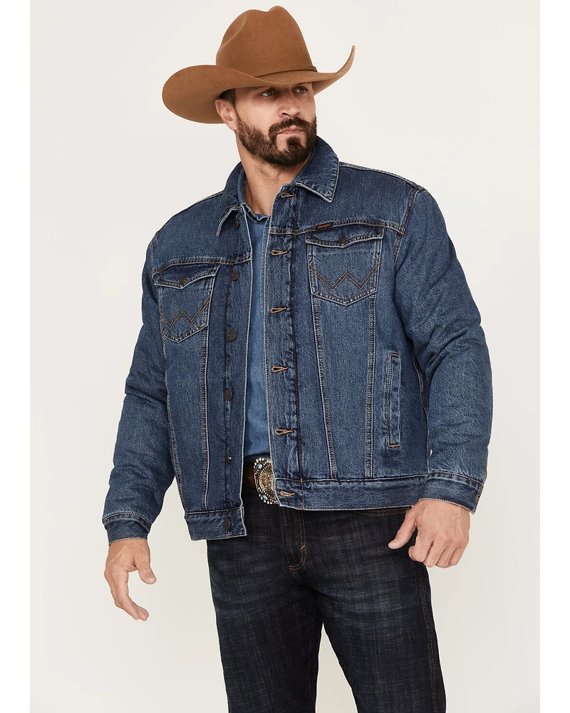 Wrangler Retro Men's Sherpa Lined Denim Jacket