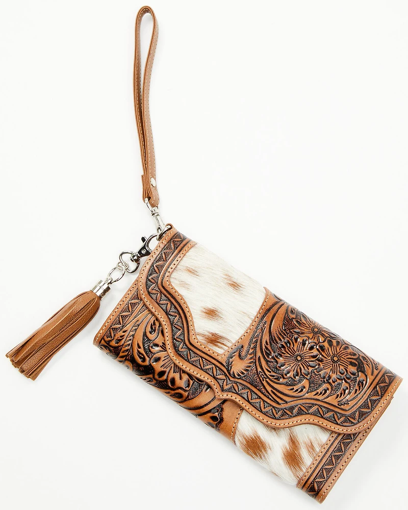 Shyanne Women's Brazos Bluff Hand-Tooled Wallet