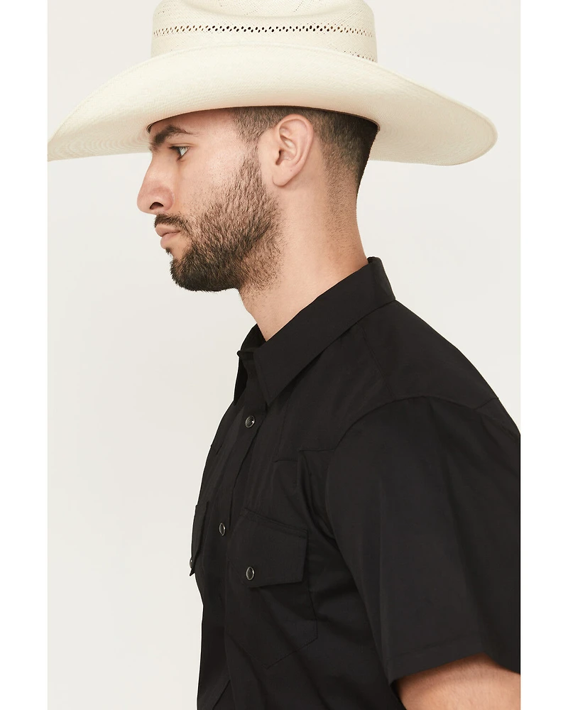 Gibson Men's Solid Short Sleeve Western Shirt - Tall