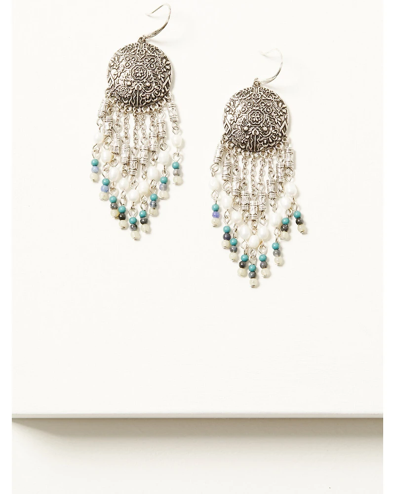 Shyanne Women's Gemma Fringe Earrings