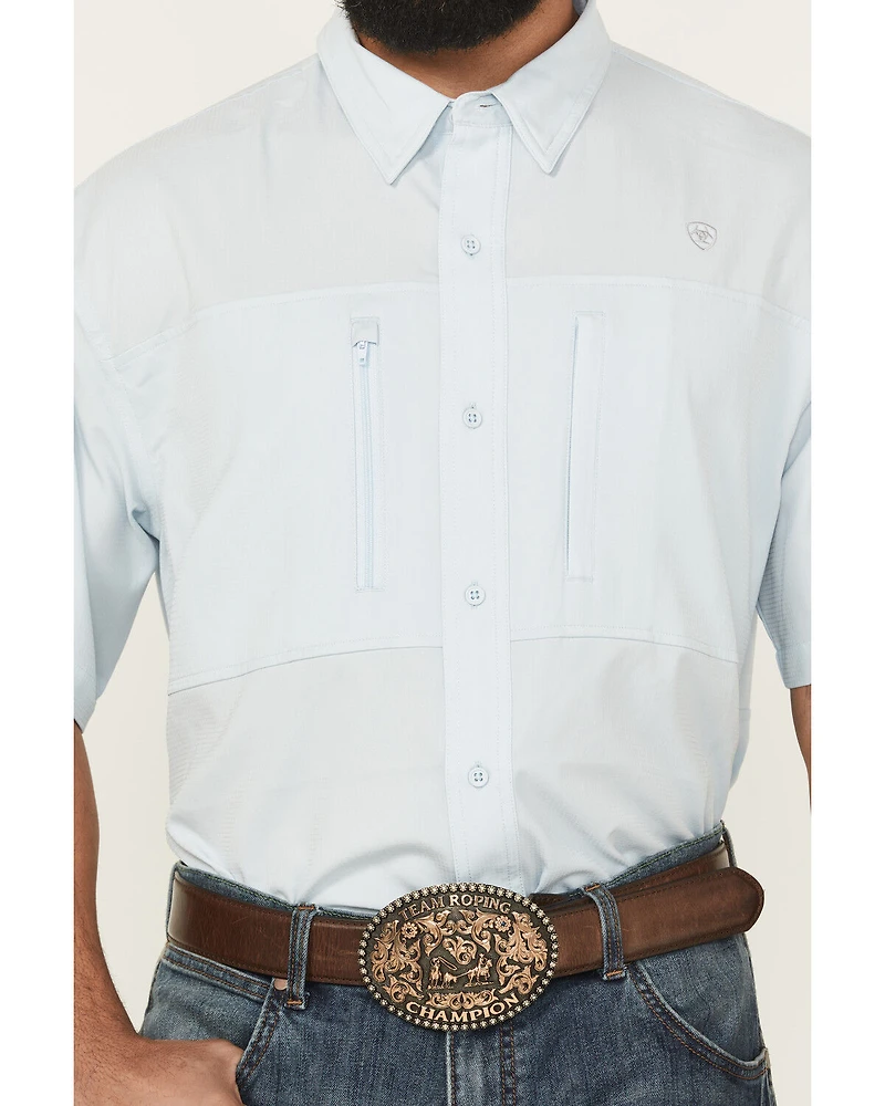 Ariat Men's VenTEK Solid Short Sleeve Button-Down Western Shirt