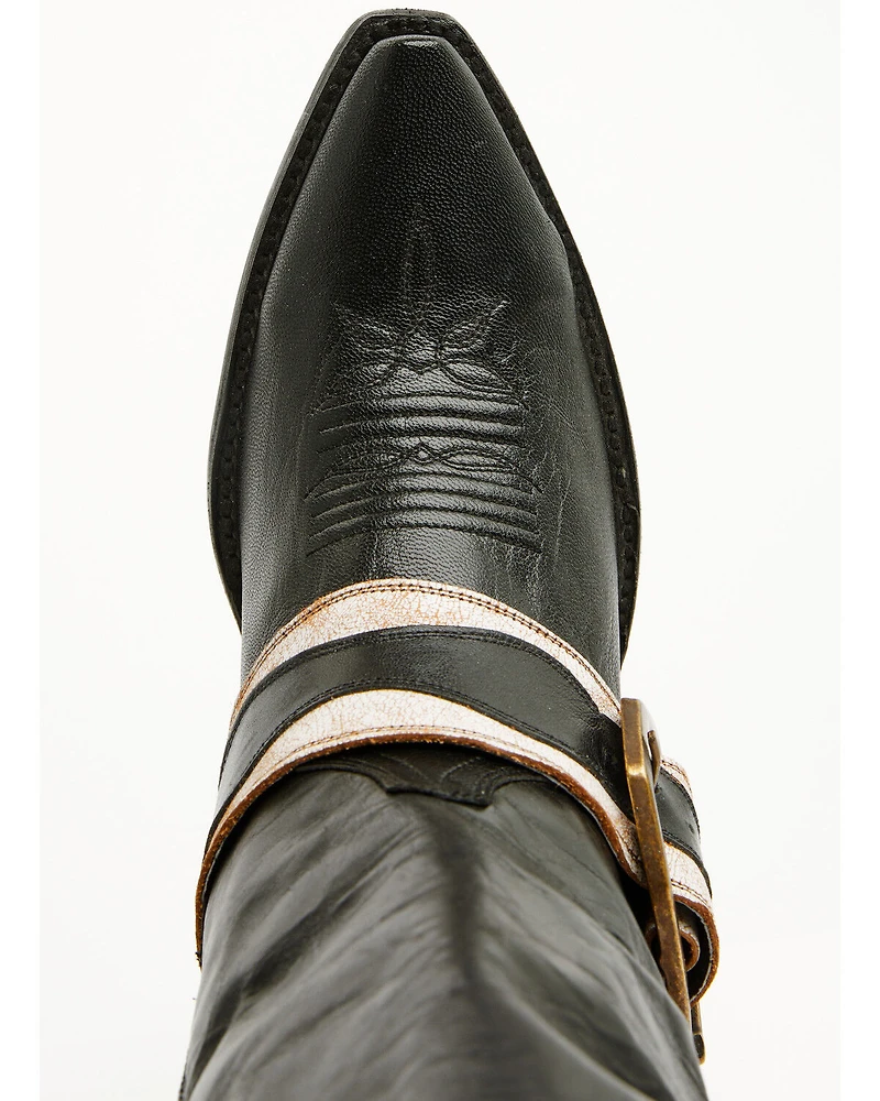 Dan Post Women's Jolene Buckle Knee High Western Boots - Snip Toe