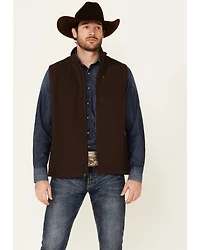 Ariat Men's Coffee Bean Logo 2.0 Patriot Zip-Front Softshell Vest