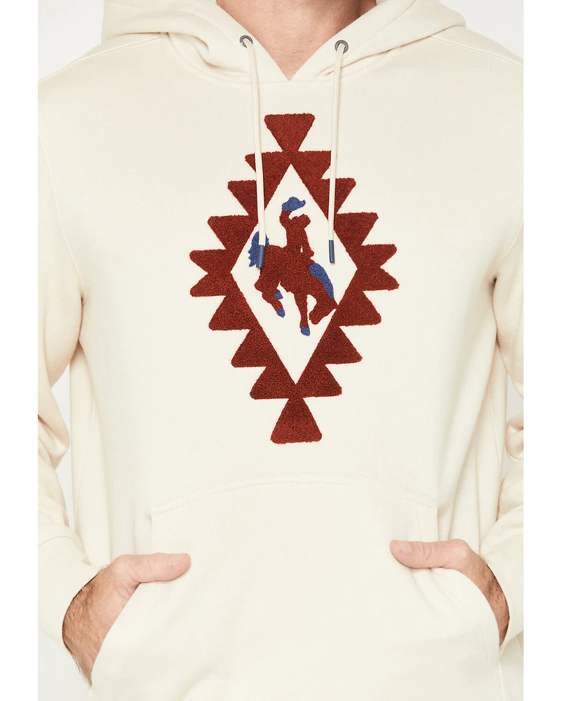 RANK 45® Men's Bono Embroidered Hooded Sweatshirt