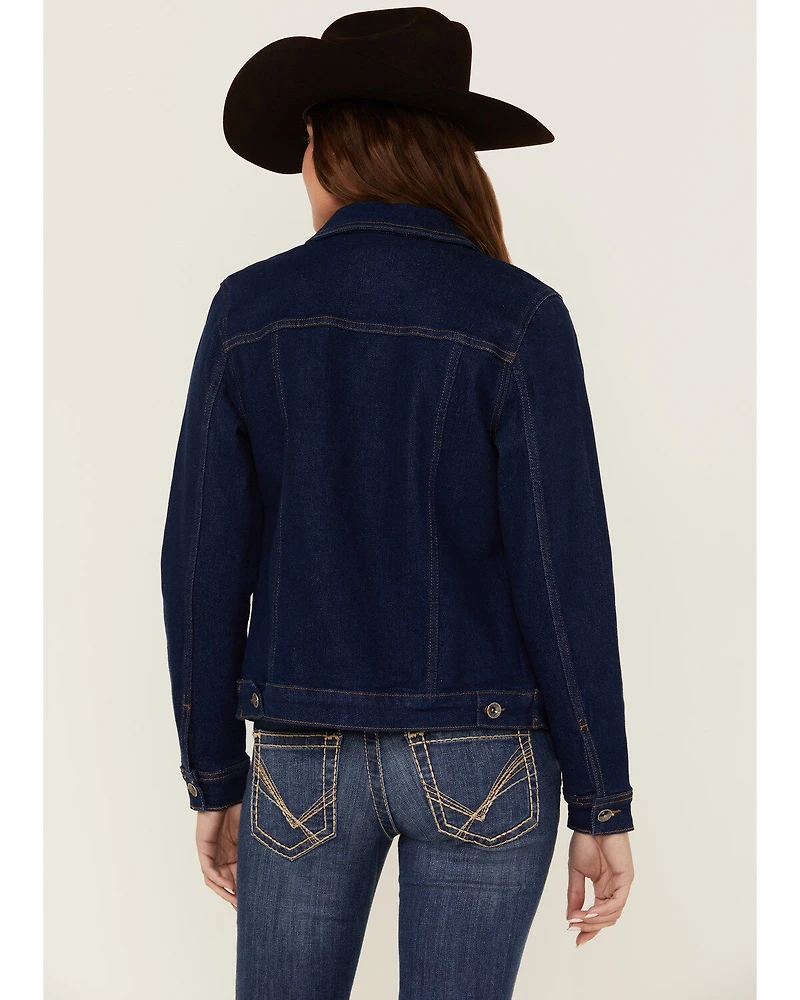 RANK 45® Women's Signature Denim Pocket Stitch Rancher Jacket