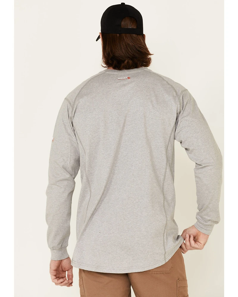 Ariat Men's FR Air Henley Long Sleeve Work Shirt