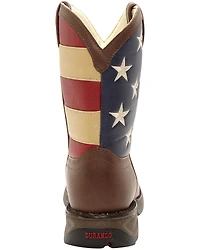 Durango Boys' American Flag Western Boots - Square Toe