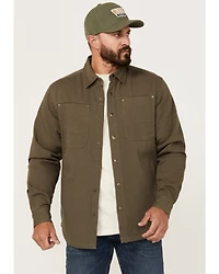 Dakota Grizzly Men's Elias Twill Fleece Lined Shirt Jacket