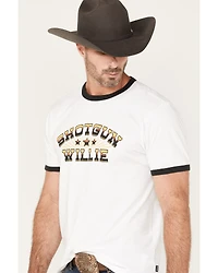 Brixton x Willie Nelson Men's Shotgun Graphic Ringer T-Shirt