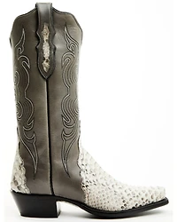 Tony Lama Women's Boot Barn Exclusive Exotic Python Tall Western Boots - Snip Toe