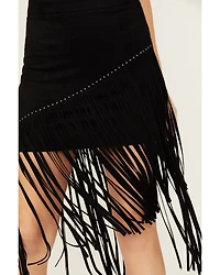 Idyllwind Women's Shiloh Asymmetrical Faux Suede Skirt
