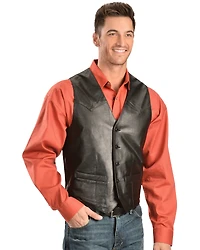 Scully Lamb Leather Vest - Big