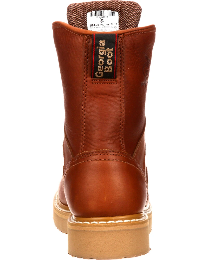Georgia Men's 8" Steel Toe Work Boots